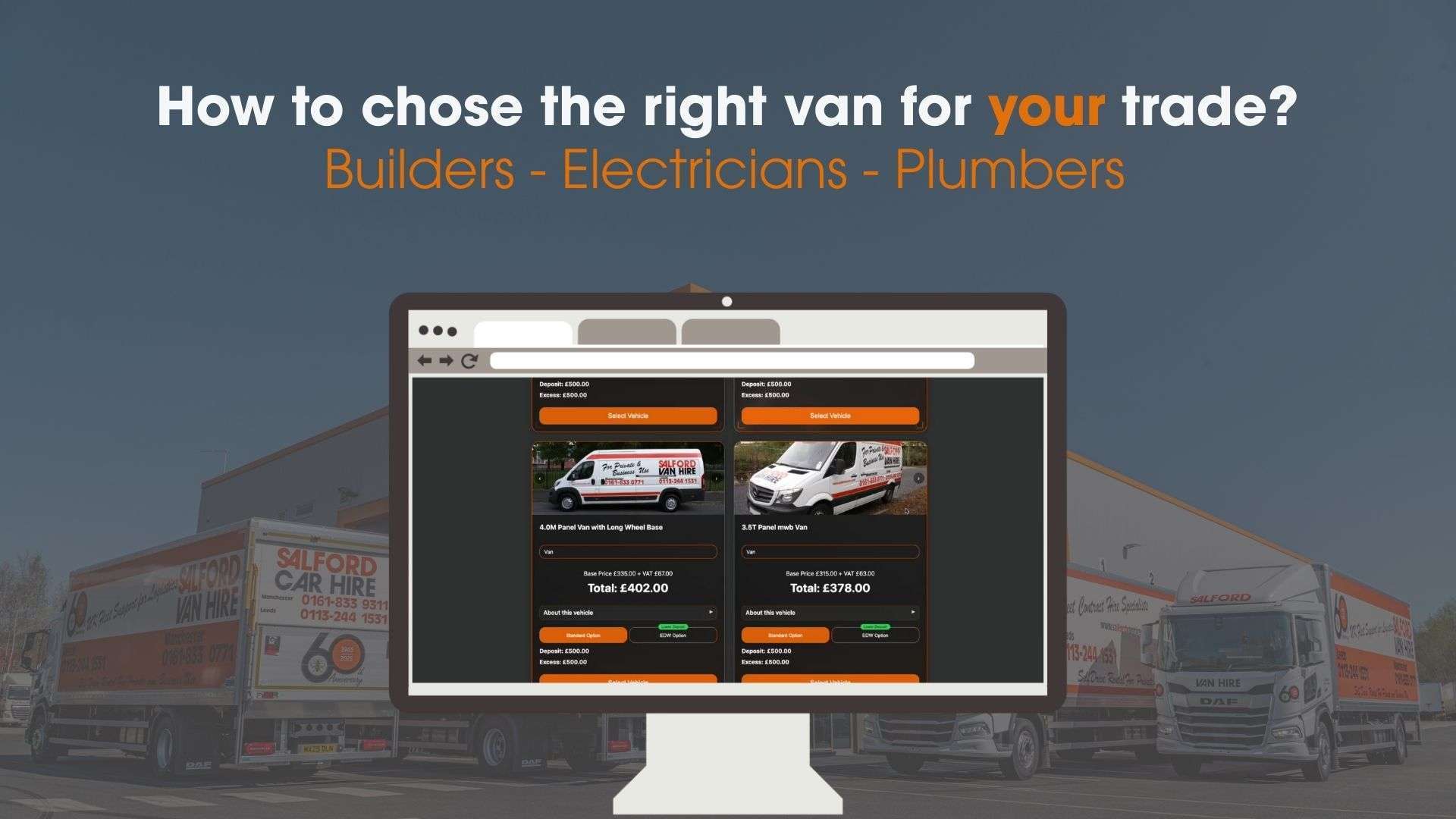 blog post – how to chose the right van for your trade